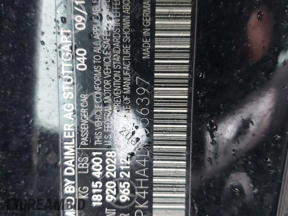 2013 Mercedes-Benz SLK 250 with VIN WDDPK4HA4DF056397, listed as a Copart auction lot 47273525 with 64,407 mi miles and Salvage Title. Bid and sale history available at DreamBid. Image 12.