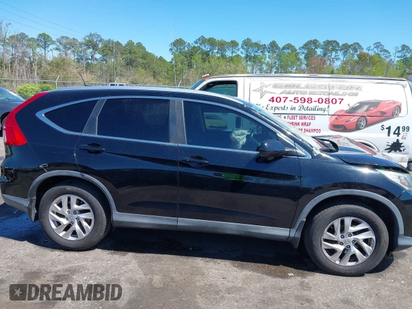 2015 Honda CR-V EX-L with VIN 2HKRM3H7XFH551434, listed as a IAAI auction lot 41859175 with 91,748 mi miles. Bid and sale history available at carsss.com. Image 13.
