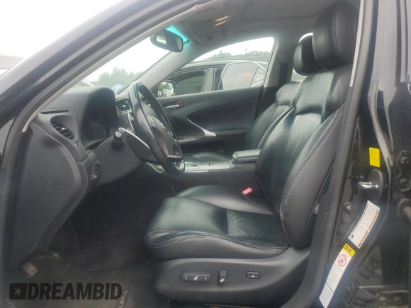 2010 Lexus IS 250 with VIN JTHCF5C28A5044059, listed as a Copart auction lot 59528575 with 97,837 mi miles and Clean title. Bid and sale history available at DreamBid. Image 7.