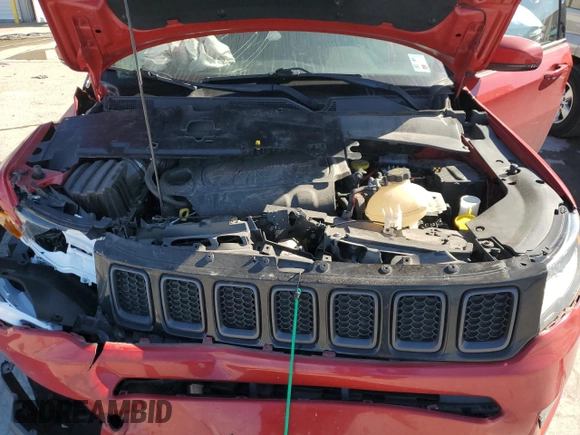 2020 Jeep Compass Limited with VIN 3C4NJDCB7LT130484, listed as a Copart auction lot 49344775 with 75,511 mi miles and Salvage Title. Bid and sale history available at carsss.com. Image 12.