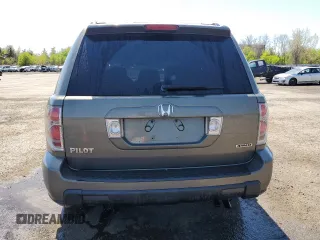 2007 Honda Pilot EX-L with VIN 2HKYF18577H537114, listed as a Copart auction lot 54310475 with 225,052 mi miles and Salvage Title. Bid and sale history available at carsss.com. Image 6.
