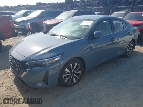 2024 Nissan Sentra SV with VIN 3N1AB8CV9RY308987, listed as a IAAI auction lot 42088526 with 9,778 mi miles and . Bid and sale history available at DreamBid. Image 2.