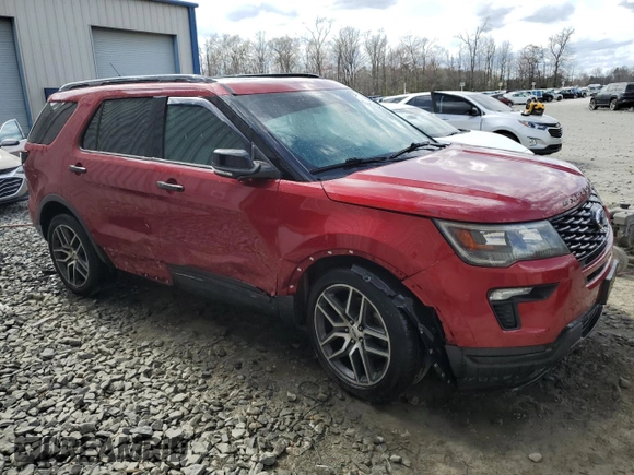 2018 Ford Explorer Sport with VIN 1FM5K8GT2JGB04928, listed as a Copart auction lot 49405445 with 75,708 mi miles and Clean Title. Bid and sale history available at DreamBid. Image 4.