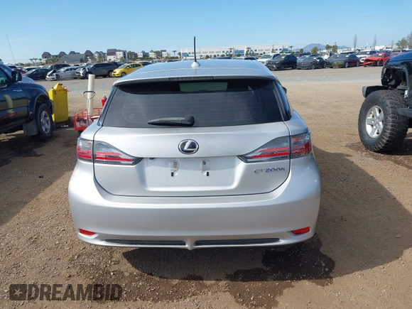2012 Lexus CT CT 200h with VIN JTHKD5BH0C2054726, listed as a IAAI auction lot 42032885 with 112,429 mi miles and . Bid and sale history available at carsss.com. Image 16.