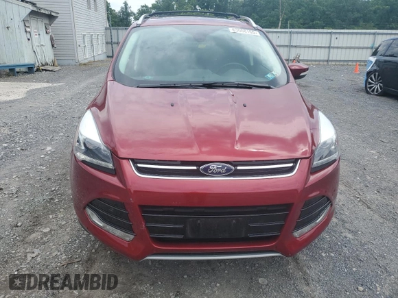 2016 Ford Escape Titanium with VIN 1FMCU9J90GUA02736, listed as a Copart auction lot 63068165 with 23,860 mi miles and Salvage title. Bid and sale history available at DreamBid. Image 5.