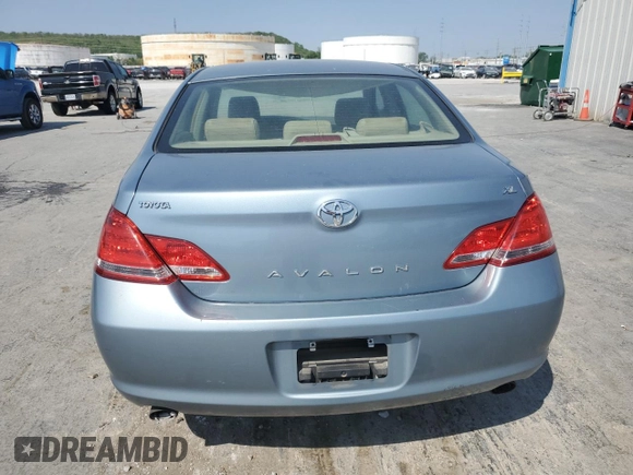 2007 Toyota Avalon XL with VIN 4T1BK36B77U173073, listed as a Copart auction lot 53545825 with 110,119 mi miles and Salvage Title. Bid and sale history available at DreamBid. Image 6.