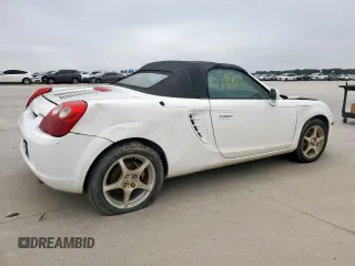 2003 Toyota MR2 z VIN JTDFR320030064073, wystawiony jako Copart lot #57773335 z przebiegiem 211 863 mil mil oraz Tytuł czysty. Historia ofert i sprzedaży dostępna na DreamBid. Obrazek 3.