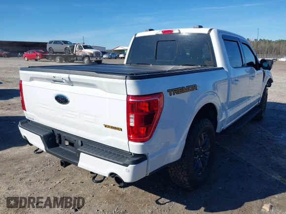 2023 Ford F-150 XL with VIN 1FTEW1E80PFB02768, listed as a IAAI auction lot 41556743 with 16,349 mi miles. Bid and sale history available at carsss.com. Image 4.