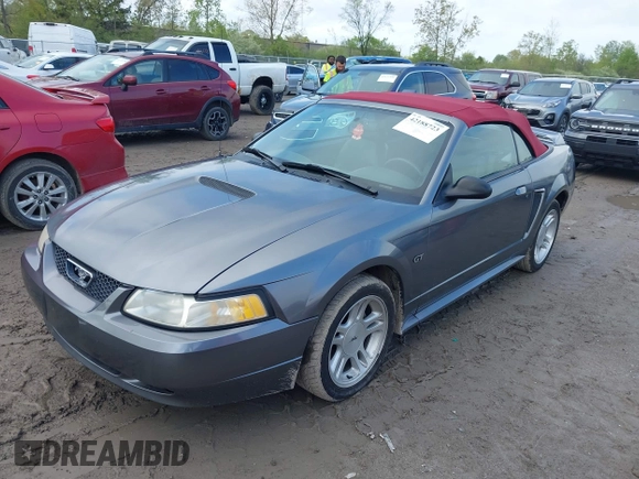2000 Ford Mustang GT z VIN 1FAFP45X8YF247199, wystawiony jako IAAI lot #42188723 z przebiegiem 144 449 mil mil oraz . Historia ofert i sprzedaży dostępna na DreamBid. Obrazek 2.