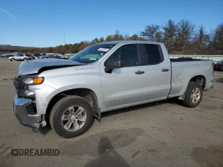 2019 Chevrolet Silverado 1500 Work Truck with VIN 1GCRYAEH8KZ234437, listed as a Copart auction lot 42925985 with 76,678 mi miles and Salvage Title. Bid and sale history available at DreamBid. Image 1.