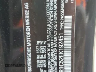 2014 BMW 4 Series 435i с VIN WBA3R1C52EK192451, выставлен на аукционе Copart как лот 60206085 с пробегом 218 636 миль миль и Списание • Salvage title. История ставок и продаж доступна на DreamBid. Изображение 12.