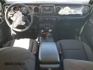 2023 Jeep Wrangler Sport S with VIN 1C4HJXDG5PW623797, listed as a Copart auction lot 50258875 with 16,518 mi miles and Salvage Title. Bid and sale history available at DreamBid. Image 8.