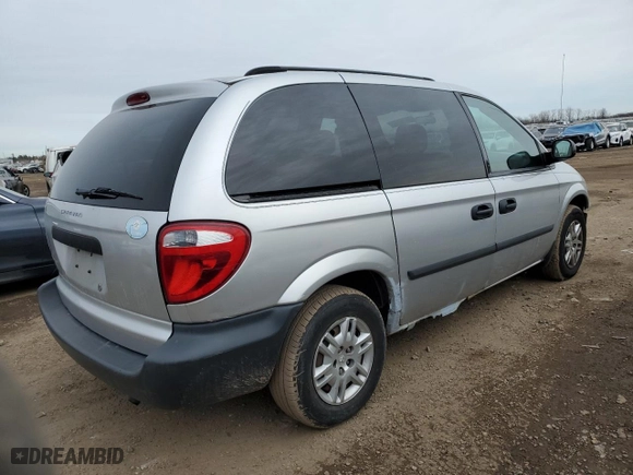 2006 Dodge Caravan SE with VIN 1D4GP25R06B648211, listed as a Copart auction lot 43266645 with 98,754 mi miles and Salvage Title. Bid and sale history available at carsss.com. Image 3.