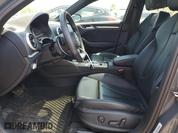 2020 Audi A3 Sedan S line Premium with VIN WAUBEGFF3LA015263, listed as a Copart auction lot 52749574 with 24,595 mi miles. Bid and sale history available at carsss.com. Image 7.