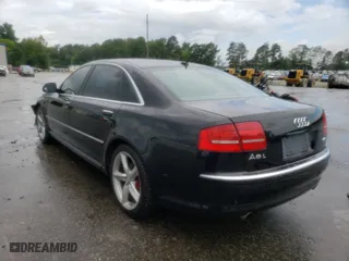 2009 Audi A8 L 4.2L with VIN WAUMV94E39N007602, listed as a Copart auction lot 54664901 with 128,283 mi miles and Non Repairable. Bid and sale history available at carsss.com. Image 3.
