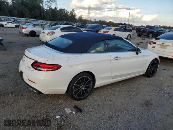 2019 Mercedes-Benz C 300 with VIN WDDWK8EB8KF791235, listed as a Copart auction lot 85212844 with Not provided miles and Salvage title. Bid and sale history available at DreamBid. Image 3.