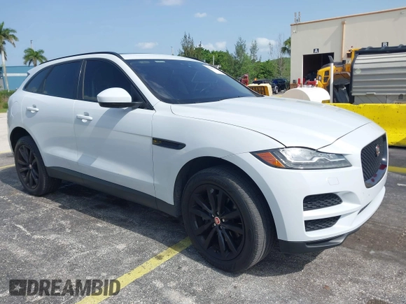 2017 Jaguar F-Pace 35t Prestige with VIN SADCK2BV6HA890493, listed as a IAAI auction lot 42461183 with 94,402 mi miles and . Bid and sale history available at DreamBid. Image 1.