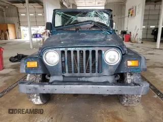 1997 Jeep Wrangler Sport with VIN 1J4FY19SXVP537075, listed as a Copart auction lot 61389915 with Not provided miles and Salvage title. Bid and sale history available at DreamBid. Image 5.