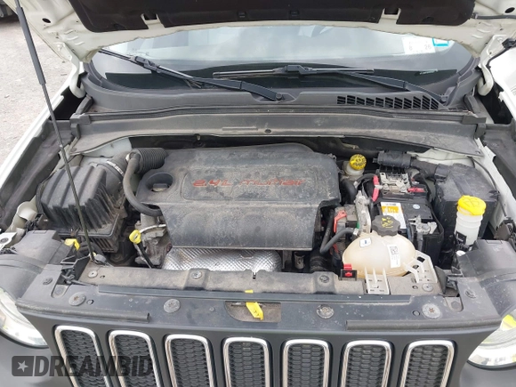 2015 Jeep Renegade Latitude with VIN ZACCJBBT0FPB76457, listed as a IAAI auction lot 42172296 with 75,568 mi miles and . Bid and sale history available at DreamBid. Image 10.