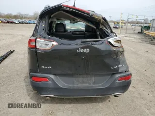 2014 Jeep Cherokee Limited with VIN 1C4PJMDS9EW210955, listed as a Copart auction lot 53263085 with 92,927 mi miles and Salvage Title. Bid and sale history available at DreamBid. Image 6.