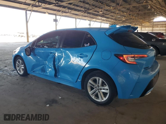 2019 Toyota Corolla Hatchback SE with VIN JTNK4RBE7K3051180, listed as a Copart auction lot 73457344 with 95,921 mi miles and Salvage Title. Bid and sale history available at carsss.com. Image 2.
