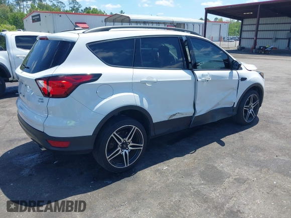 2019 Ford Escape SEL with VIN 1FMCU9HD9KUC56674, listed as a IAAI auction lot 42041550 with 89,305 mi miles. Bid and sale history available at carsss.com. Image 4.