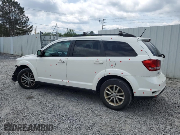 2017 Dodge Journey SXT with VIN 3C4PDDBG0HT542623, listed as a Copart auction lot 61628385 with 130,285 mi miles and Salvage title. Bid and sale history available at DreamBid. Image 2.
