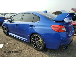 2021 Subaru WRX STI with VIN JF1VA2E62M9803301, listed as a Copart auction lot 59732125 with 24,943 mi miles and Salvage title. Bid and sale history available at DreamBid. Image 2.