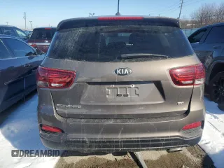 2019 Kia Sorento LX with VIN 5XYPGDA39KG554855, listed as a Copart auction lot 45777385 with 119,998 mi miles and Salvage Title. Bid and sale history available at carsss.com. Image 6.