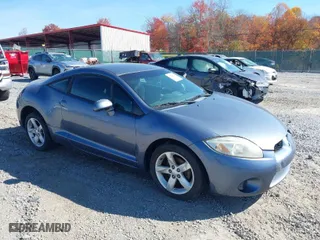 2007 Mitsubishi Eclipse GS with VIN 4A3AK24F67E060304, listed as a IAAI auction lot 40709276 with 113,801 mi miles. Bid and sale history available at carsss.com. Image 1.