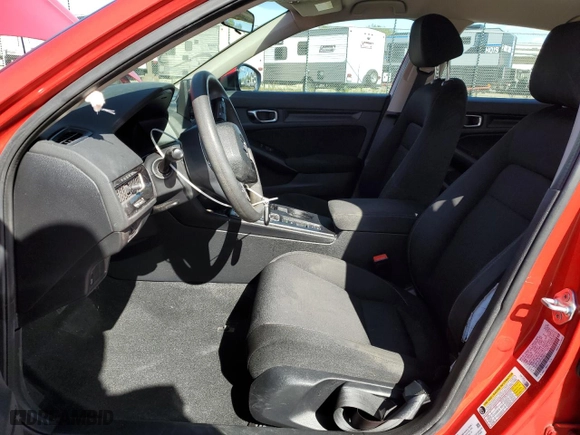 2023 Honda Civic Sedan LX with VIN 2HGFE2F25PH538412, listed as a Copart auction lot 51619505 with 19,752 mi miles and Salvage Title. Bid and sale history available at carsss.com. Image 7.