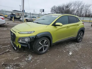 2019 Hyundai Kona Limited with VIN KM8K3CA53KU246155, listed as a Copart auction lot 47120695 with 112,593 mi miles and Salvage Title. Bid and sale history available at carsss.com. Image 1.