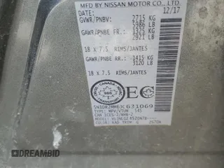 2018 Nissan Pathfinder S z VIN 5N1DR2MM6JC631069, wystawiony jako Copart lot #52002295 z przebiegiem 121 020 mil mil oraz Czysty tytuł • Clean title. Historia ofert i sprzedaży dostępna na DreamBid. Obrazek 14.