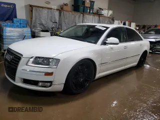 2008 Audi A8 z VIN WAULV94E18N001999, wystawiony jako Copart lot #43851955 z przebiegiem 114 763 mil mil oraz Szkody całkowita. Historia ofert i sprzedaży dostępna na DreamBid. Obrazek 1.