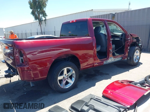 2016 Ram 1500 Express with VIN 1C6RR7FG7GS372080, listed as a IAAI auction lot 42314993 with 91,281 mi miles and . Bid and sale history available at DreamBid. Image 4.