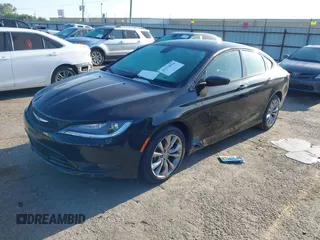 2015 Chrysler 200 S with VIN 1C3CCCBB8FN696188, listed as a IAAI auction lot 41978934 with 107,512 mi miles and . Bid and sale history available at DreamBid. Image 2.