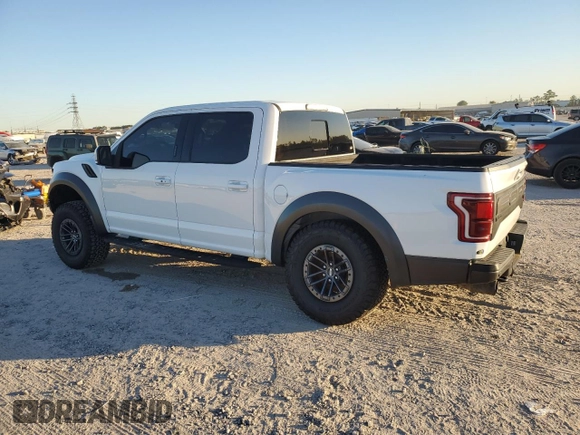 2019 Ford F-150 Raptor with VIN 1FTFW1RG6KFB68157, listed as a Copart auction lot 81267324 with 67,104 mi miles and Salvage Title. Bid and sale history available at carsss.com. Image 2.