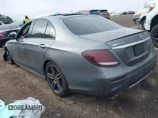 2018 Mercedes-Benz E-Class AMG E 43 with VIN WDDZF6EB4JA384109, listed as a IAAI auction lot 41417087 with 64,983 mi miles. Bid and sale history available at carsss.com. Image 3.