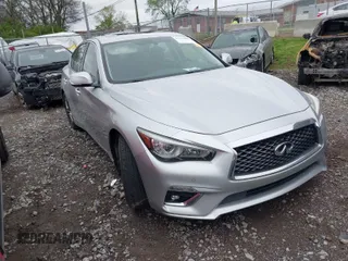 2018 Infiniti Q50 3.0t LUXE with VIN JN1EV7AP8JM361307, listed as a IAAI auction lot 41857098 with 98,243 mi miles. Bid and sale history available at carsss.com. Image 1.