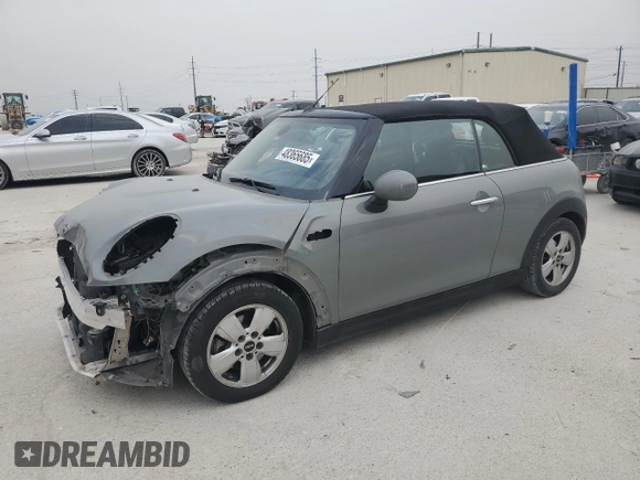 2019 MINI Convertible Cooper z VIN WMWWG5C51K3F79995, wystawiony jako Copart lot #48365685 z przebiegiem 74 357 mil mil oraz Szkoda całkowita • Salvage title. Historia ofert i sprzedaży dostępna na DreamBid. Obrazek 1.
