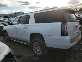 2015 GMC Yukon XL SLT with VIN 1GKS1HKC4FR139634, listed as a Copart auction lot 42974045 with 0 mi miles and Salvage Title. Bid and sale history available at carsss.com. Image 2.