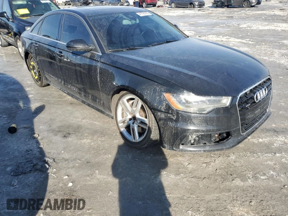 2014 Audi A6 3.0T Prestige with VIN WAUHGAFC1EN050984, listed as a Copart auction lot 41795785 with 127,378 mi miles and Salvage Title. Bid and sale history available at carsss.com. Image 4.