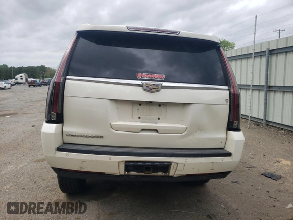 2015 Cadillac Escalade ESV Luxury z VIN 1GYS4SKJ5FR729401, wystawiony jako Copart lot #51317005 z przebiegiem 145 224 mil mil oraz Szkoda całkowita • Salvage title. Historia ofert i sprzedaży dostępna na DreamBid. Obrazek 6.