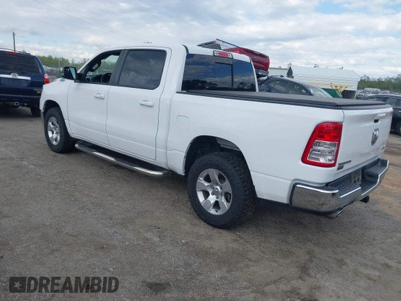 2022 Ram 1500 Big Horn with VIN 1C6SRFFT6NN468531, listed as a IAAI auction lot 42027128 with 115,966 mi miles. Bid and sale history available at carsss.com. Image 3.