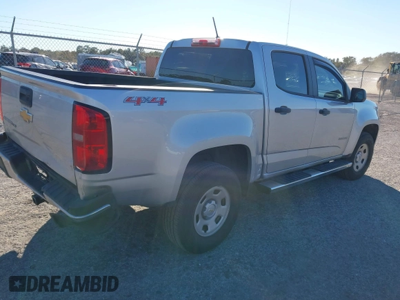 2020 Chevrolet Colorado 4WD Work Truck z VIN 1GCGTBENXL1205894, wystawiony jako IAAI lot #41058177 z przebiegiem 61 374 mil mil oraz . Historia ofert i sprzedaży dostępna na DreamBid. Obrazek 4.