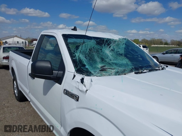 2020 Ford F-150 XL with VIN 1FTMF1CP3LKE03557, listed as a IAAI auction lot 42017506 with 22,442 mi miles and . Bid and sale history available at DreamBid. Image 6.