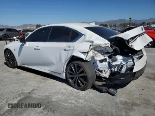 2024 Lexus IS 350 F Sport with VIN JTHGZ1B29R5074427, listed as a Copart auction lot 89104165 with 16,787 mi miles and Salvage title. Bid and sale history available at DreamBid. Image 2.