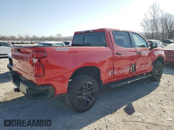 2024 Chevrolet Silverado 1500 with VIN 3GCUDFED9RG360543, listed as a Copart auction lot 48766455 with 13,504 mi miles and Salvage Title. Bid and sale history available at DreamBid. Image 3.