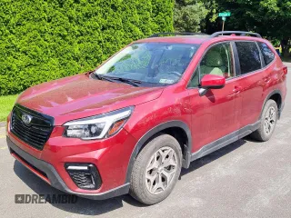 2021 Subaru Forester Premium with VIN JF2SKAJC7MH488860, listed as a Copart auction lot 66922305 with 20,535 mi miles and Salvage title. Bid and sale history available at DreamBid. Image 2.