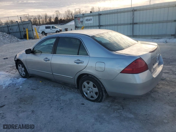 2006 Honda Accord Sdn LX with VIN 1HGCM56446A173131, listed as a Copart auction lot 89193125 with 216,831 mi miles and Salvage Title. Bid and sale history available at carsss.com. Image 2.